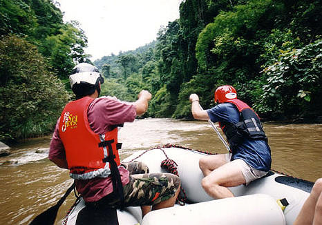 Whitewater rafting