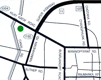 Chiang Mai Hills Hotel - Map
