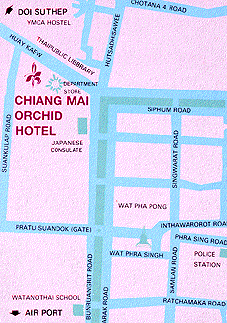 Chiang Mai Orchid Hotel - Map