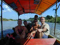 Boat trip on the Kok River